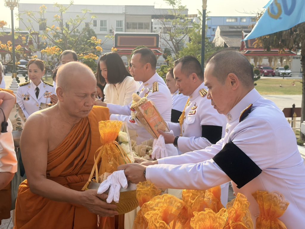 พล.ต.ต.เดชรพี คงดี ร่วมกิจกรรมเนื่องในวันคล้ายวันประสูติ สมเด็จพระเจ้าลูกยาเธอ เจ้าฟ้าทีปังกรรัศมีโชติ มหาวชิโรตตมางกูร สิริวิบูลยราชกุมาร ประจำปี 2569 จังหวัดนนทบุรี