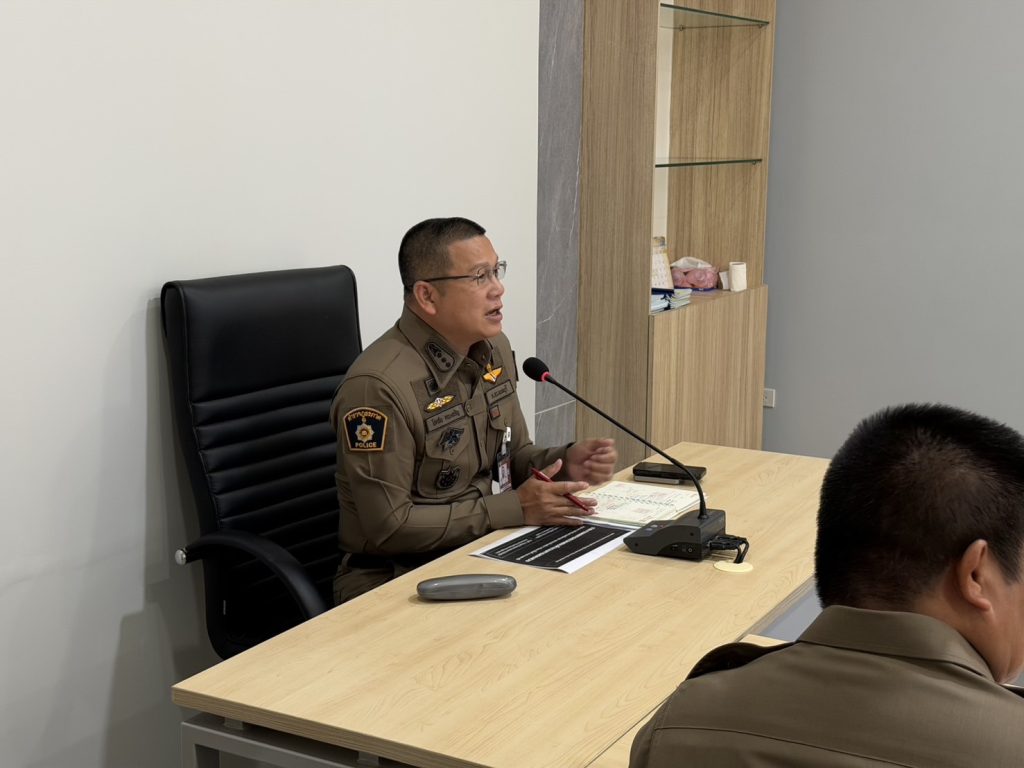 พ.ต.อ.โชคชัย คณะเจริญ จัดตั้งการประชุมหารือคดีค้างเกิน 3 เดือน สภ.บางกรวย และ สภ.บางบัวทอง