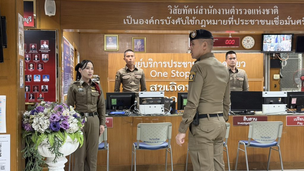 พล.ต.ต.เดชรพี คงดี ผบก.ภ.จว.นนทบุรี ได้ตรวจเยี่ยม สภ.บางใหญ่